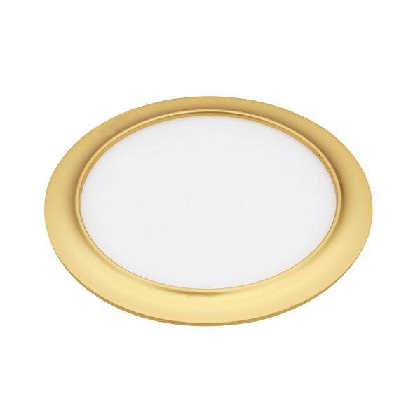 downlight 20w 3000k Trevor Oro 1600lm 1,5x23x23 Cm Corte 21d