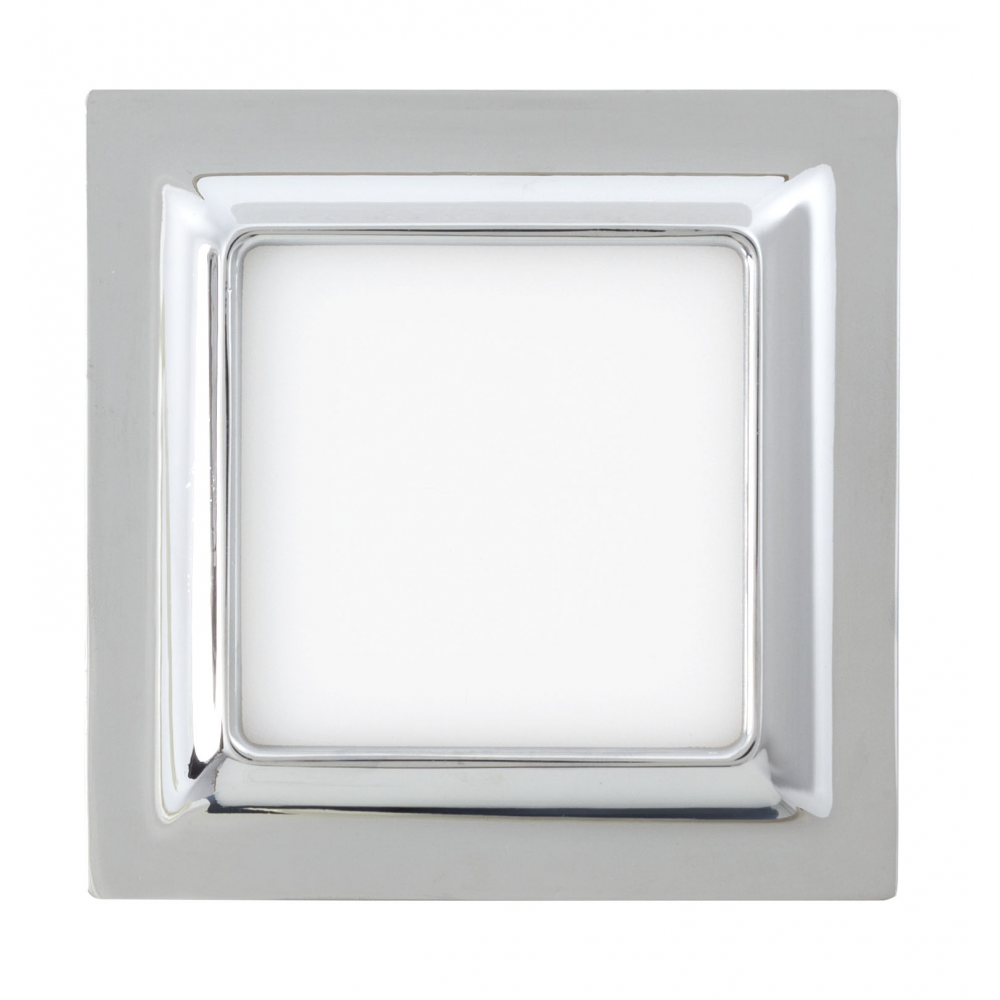 Downlight 9w 3000k Ventura Cromo 720lm 12x12