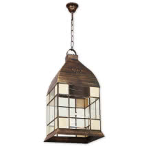 Farol Pequeño Serie Mudejar 1lxe27 Beis (42x18x18)