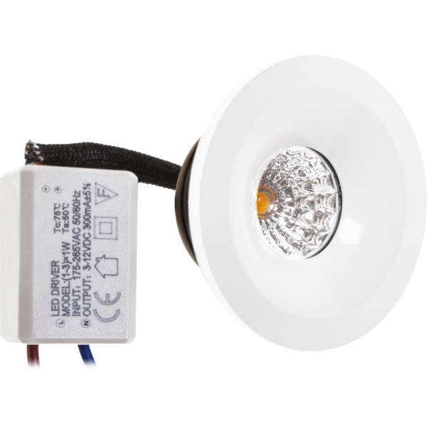 Empotrable Fijo 1w 4000k Blanco Centimo 65lm 4,9d Empotrable Fijo 1w 4000k Blanco Centimo 65lm 4,9d