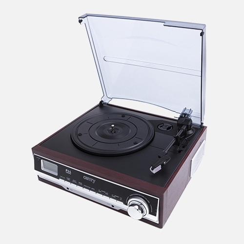 Tocadiscos y radio
