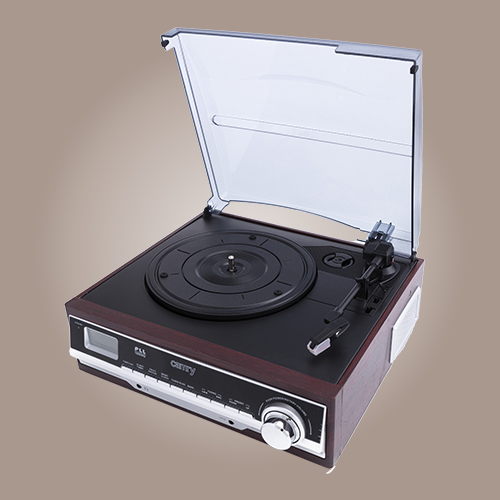 Tocadiscos y radio