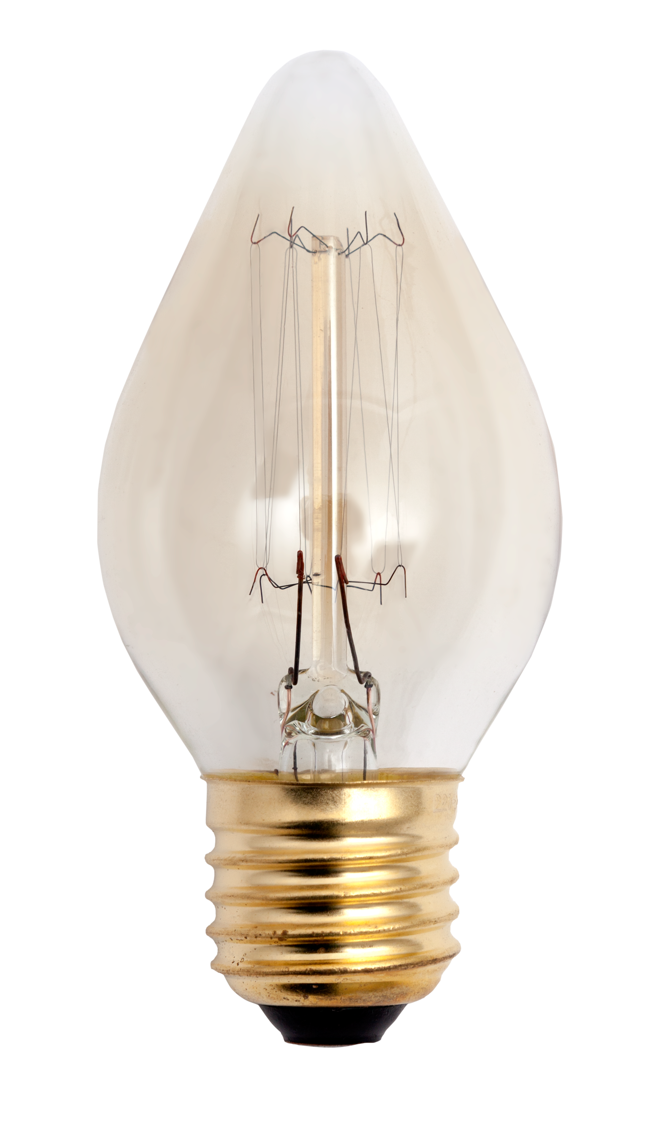 Bombilla Incandescencia Vintage Vela 40w E27 35dx128 Calida