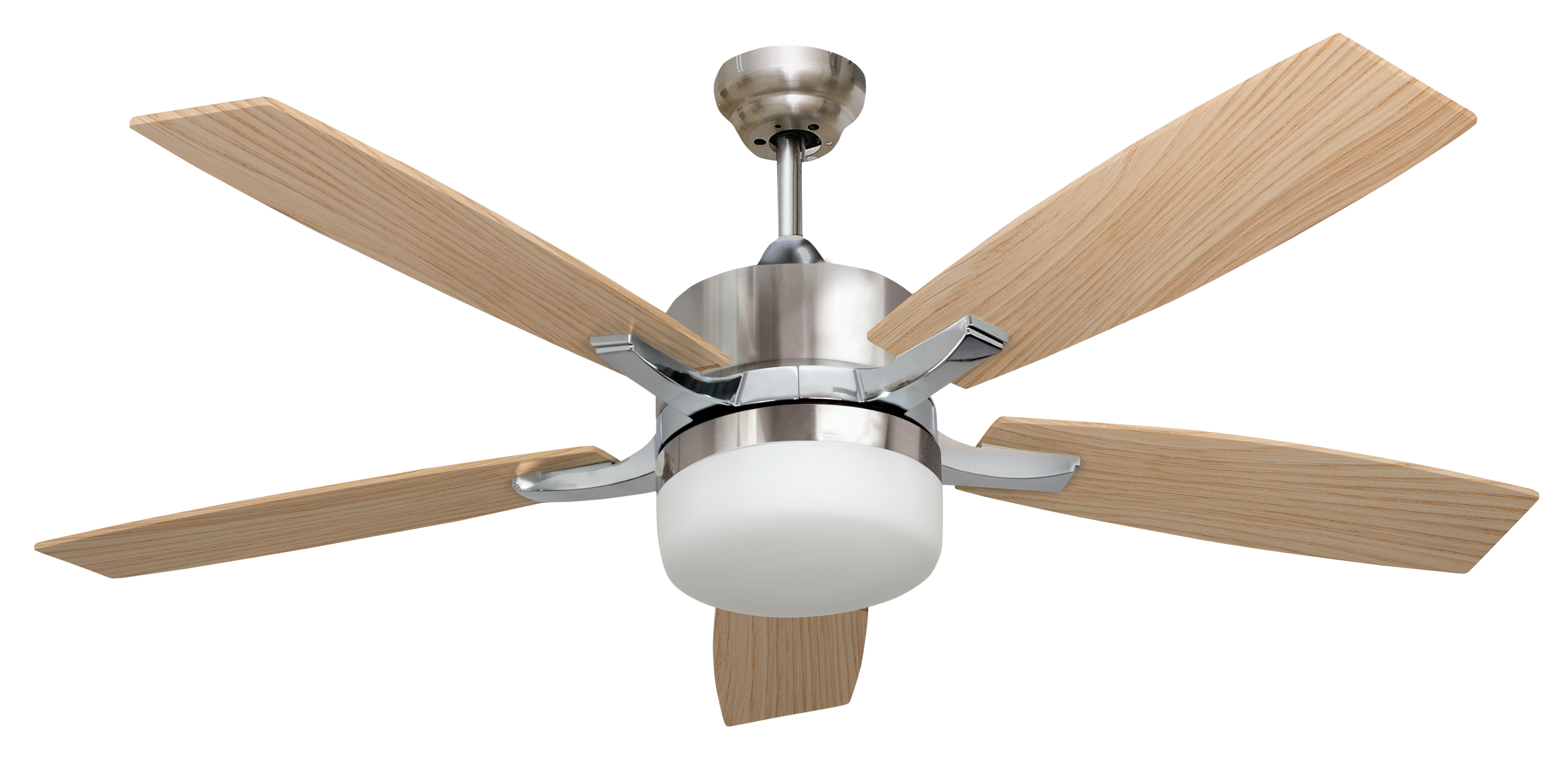 Ventilador Niquel Menfis 5 Aspas Hayawengue 2xe27 46x132d VENTILADOR NIQUEL MENFIS 5 ASPAS HAYAWENGUE 2XE27 46X132D