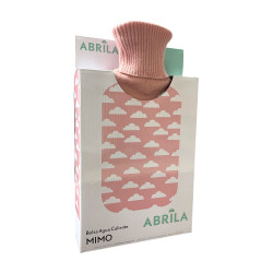Bolsa Agua Caliente Mimo 1,7l Forro Rosa Nubes 20x32x4 Cm Flexible Y Agradable Al Tacto