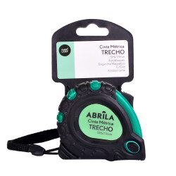 Cinta Metrica Trecho 5mx19mm Negro/verde Autobloqueo,enganche Magnetico,clip,antideslizane