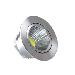 Empotrable Niquel Serie  Wolf Led 7w 630lm 4000k  4,5x8,5x8,5