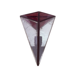 Aplique Piramide Violeta 1xe27 28x20