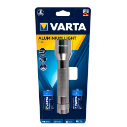 Linterna Led Varta 2xlr14 Incluidas Aluminio 18,2x4,2d