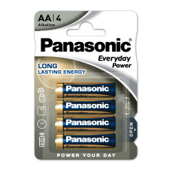 Blister 4 Pilas Aa/lr06  1,5 V  Panasonic Alkaline Everyday-power