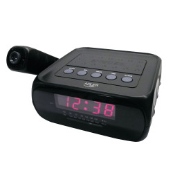 Radio Reloj C/proyector 160º Pantalla Led 70x20mm Am/fm C/altavoz Despertador Musica/tono