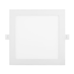 Downlight Basalto 12w 6500k Blanco Cuadrado 1080lm 2,5x17x17 Cm Corte 15,5x15,5 Cm